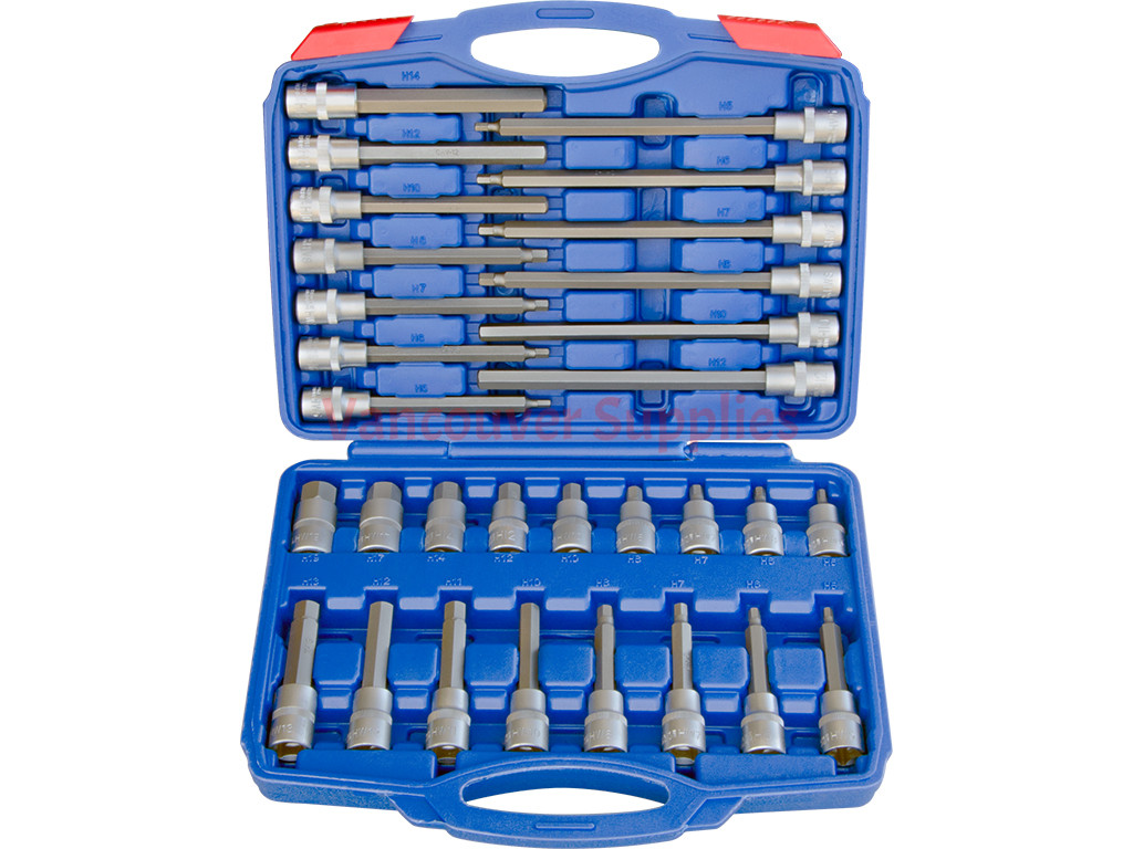 Torx allen socket clearance set